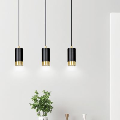 Emibig Lighting Taklampa FUMIKO 3 SVART/GULD