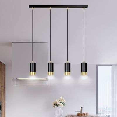 Emibig Lighting Taklampa FUMIKO 4 SVART/GULD