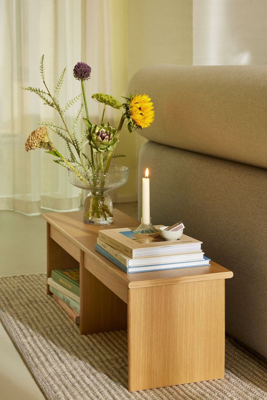 Hübsch Doppio Hyll-/Växtställ Natur 99x30xh30cm