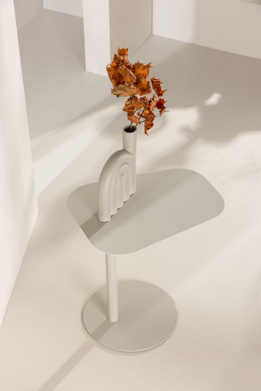 Venture Home San Jose Sidobord i Beiget Stål