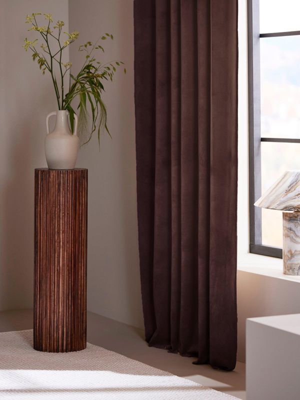 Svanefors Estelle Gardin 2P Aubergine 2x135x280c