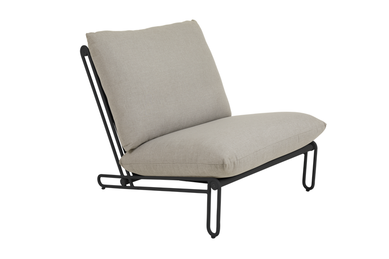 Brafab Blixt Fåtölj Svart/Cley Beige