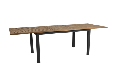 Brafab Lyon Matbord Svart/Teak