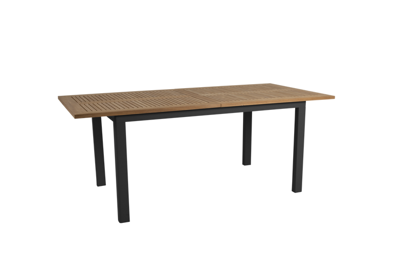 Brafab Lyon Matbord Svart/Teak