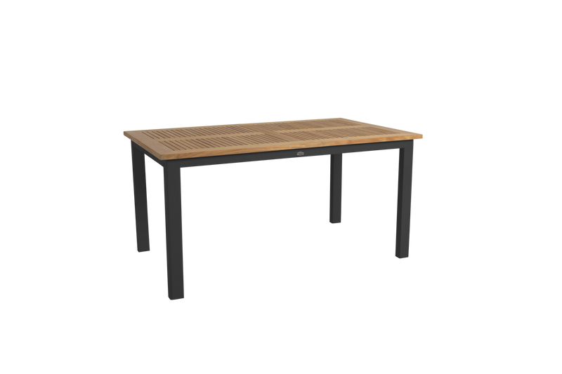 Brafab Lyon Matbord Svart/Teak