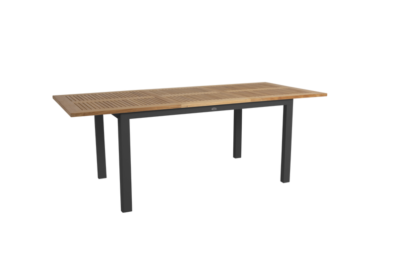 Brafab Lyon Matbord Svart/Teak