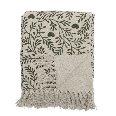 Bloomingville Maribelle pläd grön 160x130 cm