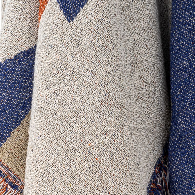 Bloomingville Clarita pläd flerfärgad 160x130 cm