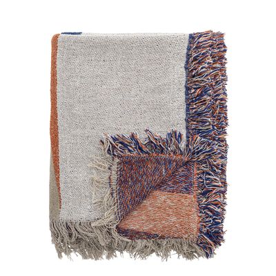 Bloomingville Clarita pläd flerfärgad 160x130 cm