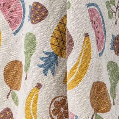 Bloomingville Fruitta pläd flerfärgad 160x130 cm