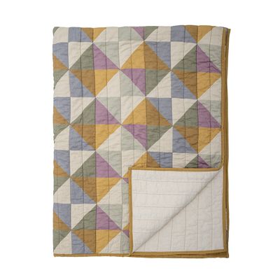 Bloomingville Crewe pläd flerfärgad 150x125 cm