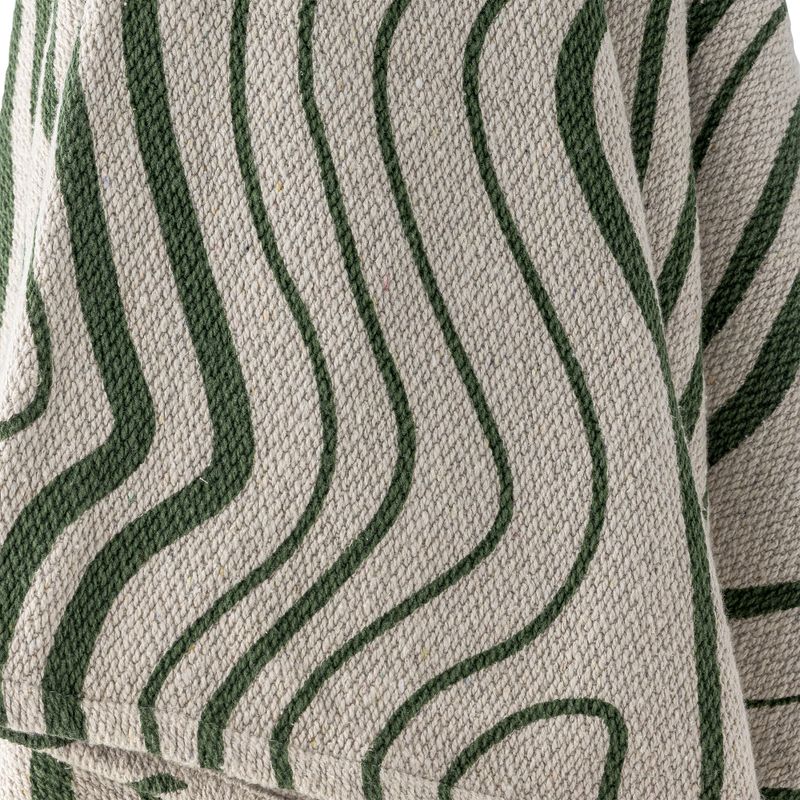 Bloomingville Woodsby pläd flerfärgad 160x130 cm