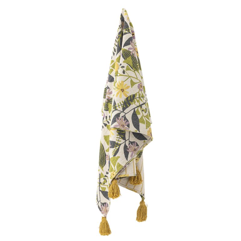 Bloomingville Camelie pläd flerfärgad 160x130 cm