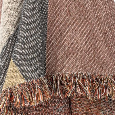 Bloomingville Arni pläd flerfärgad 160x130 cm