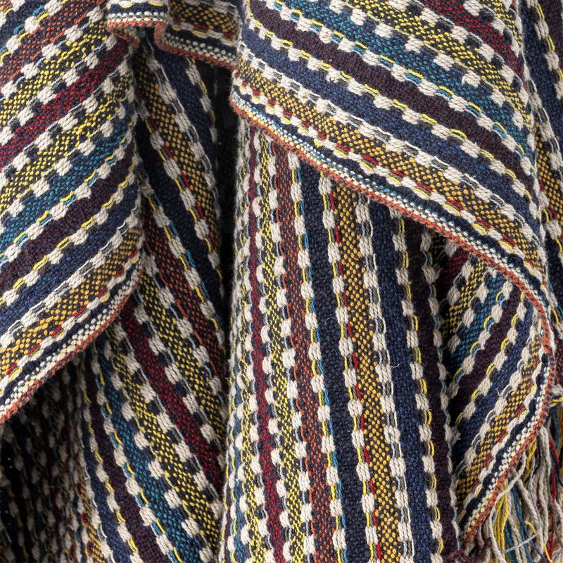 Bloomingville Lazzario pläd flerfärgad 160x130 cm