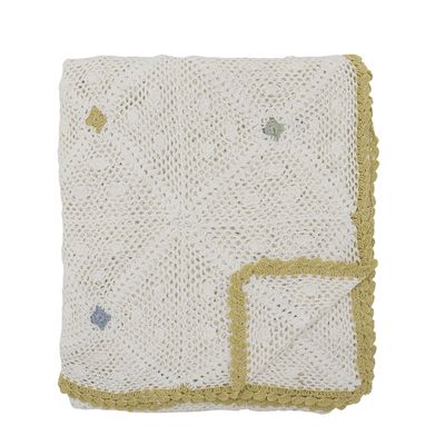 Bloomingville Rovigo pläd natur 150x125 cm