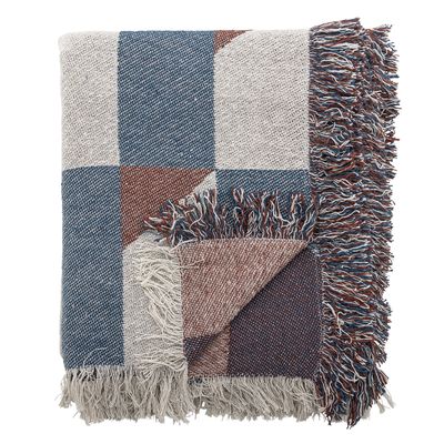 Bloomingville True pläd flerfärgad 160x130 cm