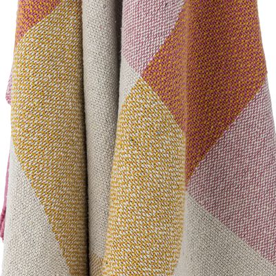 Bloomingville Hadley pläd flerfärgad 160x130 cm