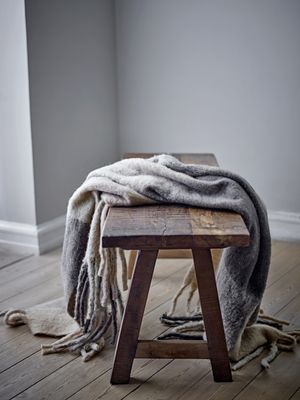 Bloomingville Hamisha pläd flerfärgad 152x127 cm