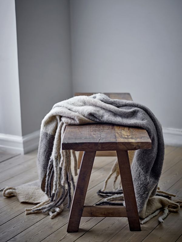 Bloomingville Hamisha pläd flerfärgad 152x127 cm