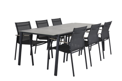 Brafab Lyra Matbord Svart/Sand