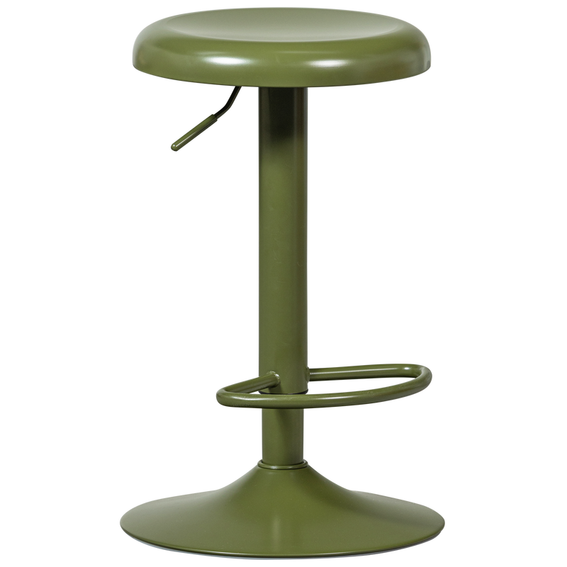 WOOOD Isaac Barstol Metall Varm Grön