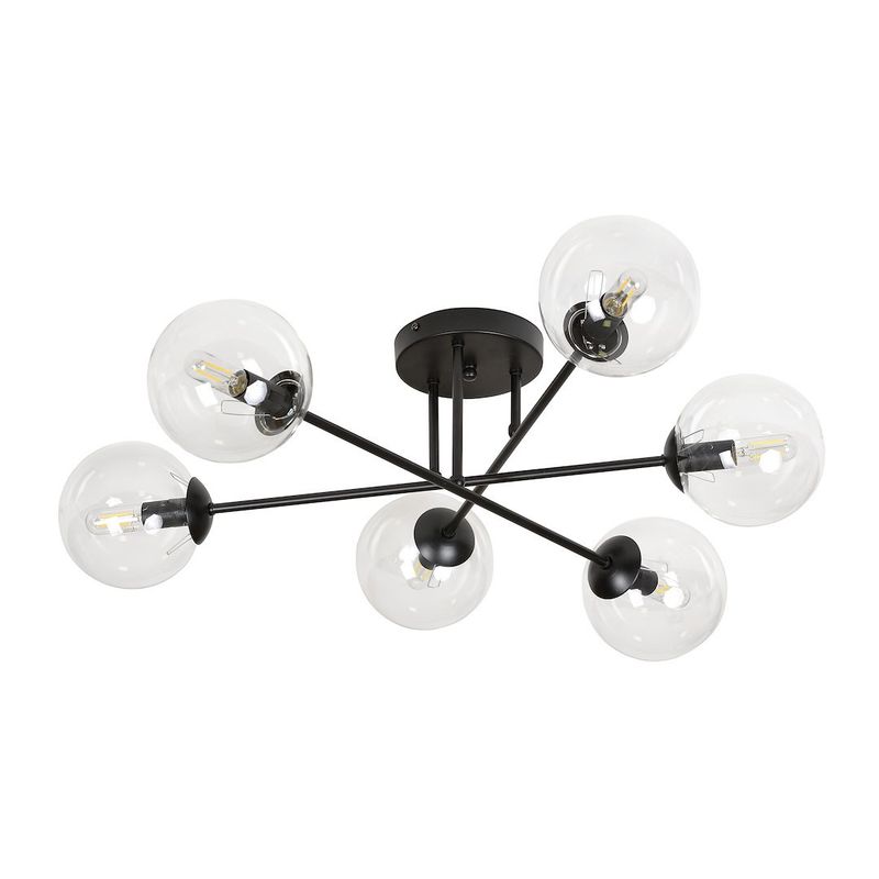Emibig Lighting Taklampa BRENDI 6B BL TRANSPARENT