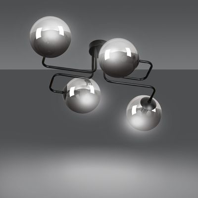 Emibig Lighting Taklampa BRENDI 4 BL GRAFIT