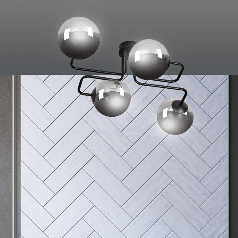 Emibig Lighting Taklampa BRENDI 4 BL GRAFIT