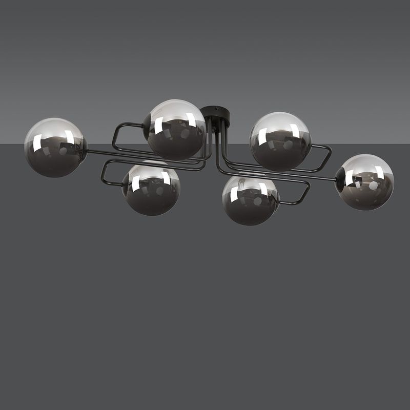Emibig Lighting Taklampa BRENDI 6A BL GRAFIT