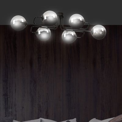 Emibig Lighting Taklampa BRENDI 6A BL GRAFIT