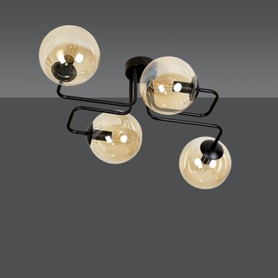 Emibig Lighting Taklampa BRENDI 4 BL HONUNG