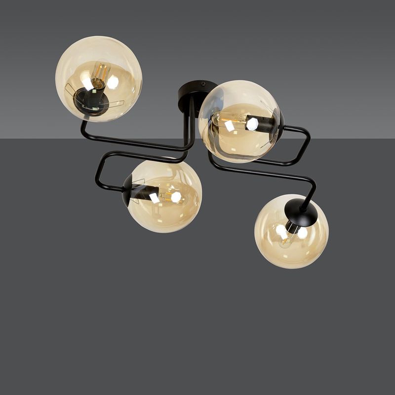 Emibig Lighting Taklampa BRENDI 4 BL HONUNG