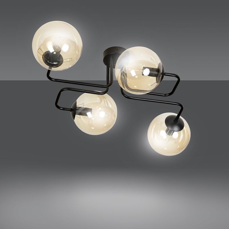 Emibig Lighting Taklampa BRENDI 4 BL HONUNG