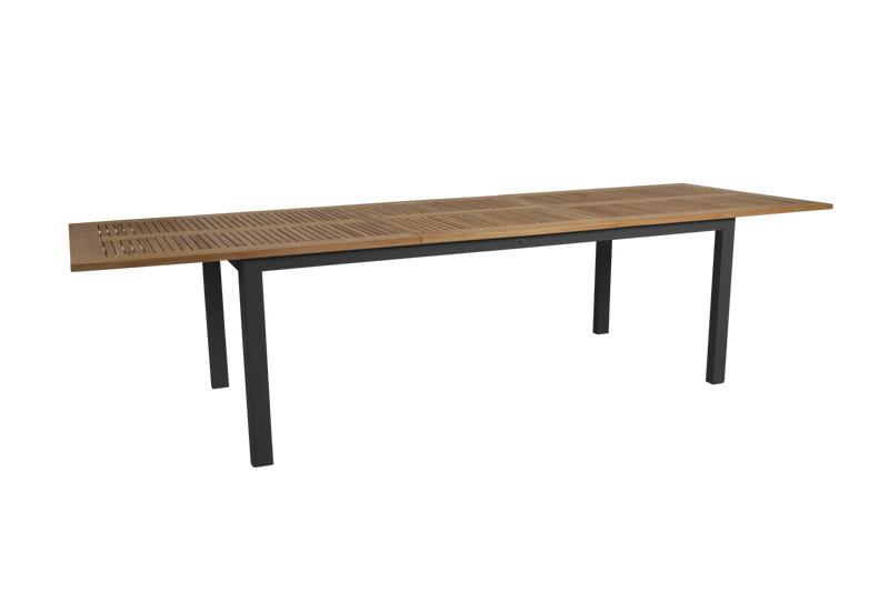 Brafab Lyon Matbord Svart/Teak