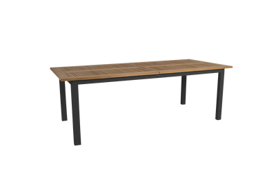 Brafab Lyon Matbord Svart/Teak