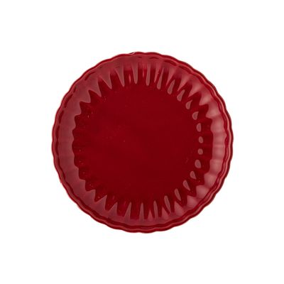 Bloomingville Latina Tallrik, Röd, Stengods 20 cm 6-pack