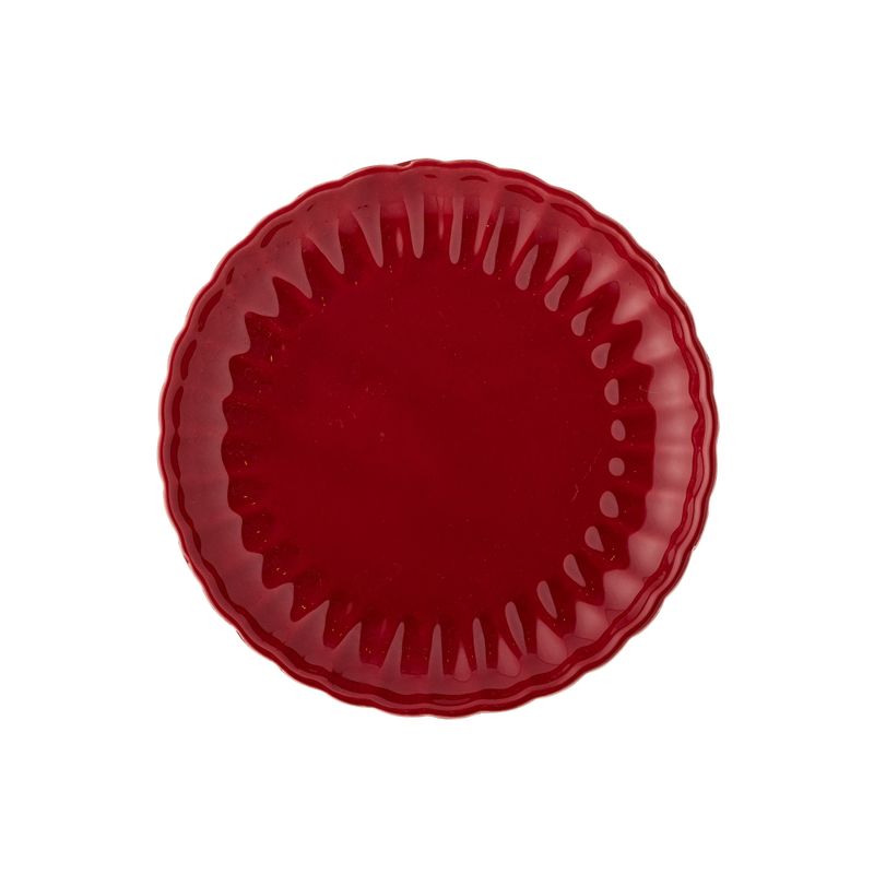 Bloomingville Latina Tallrik, Röd, Stengods 20 cm 6-pack