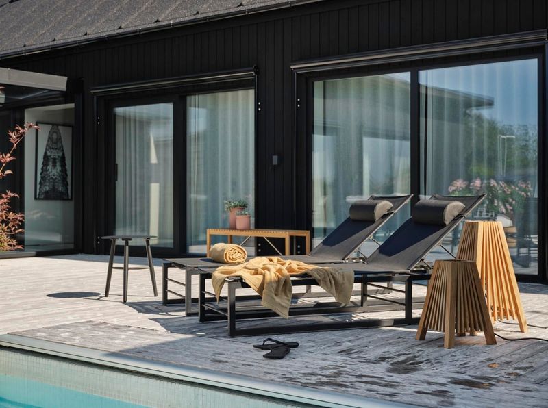 Brafab Vevi lounger Svart/Svart