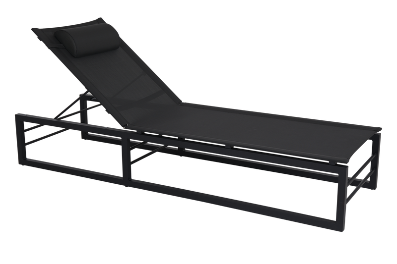 Brafab Vevi lounger Svart/Svart
