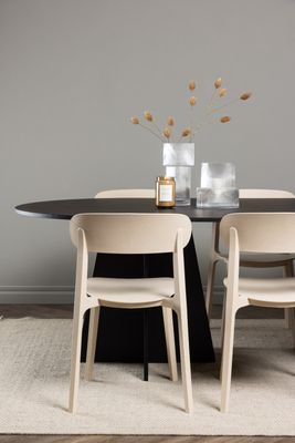 Venture Home Matbordet Bootcut Oval med Stolarna Åstol