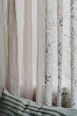 Redlunds Linn Gardin Sand 140x250 cm