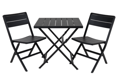 Brafab Wilkie fällbord 72x72 cm svart