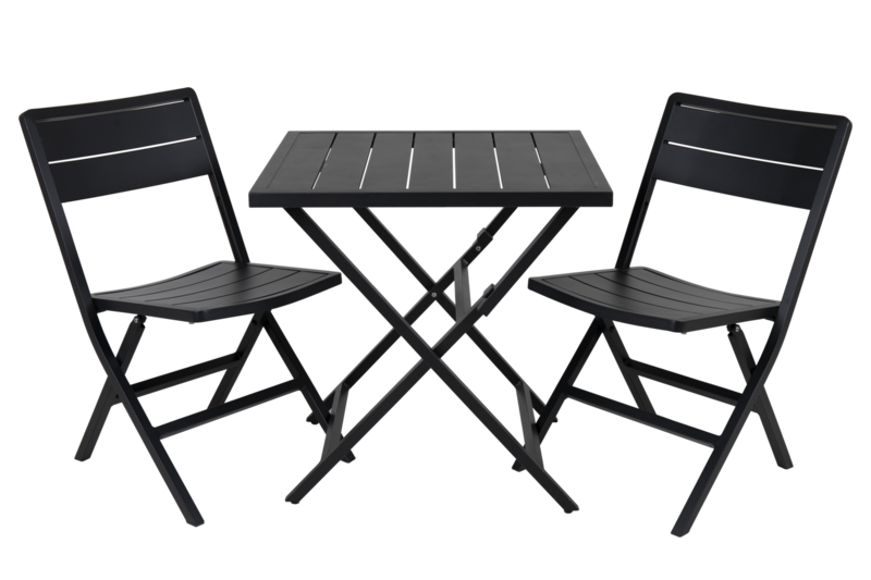 Brafab Wilkie fällbord 72x72 cm svart