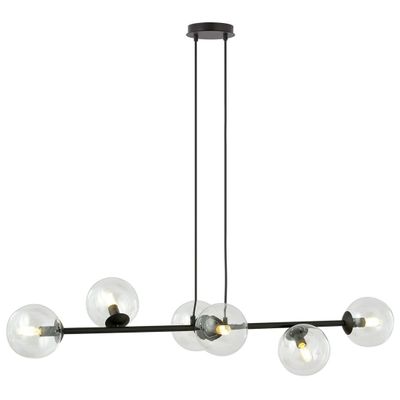 Emibig Lighting Taklampa ROSSI 6 BL TRANSPARENT