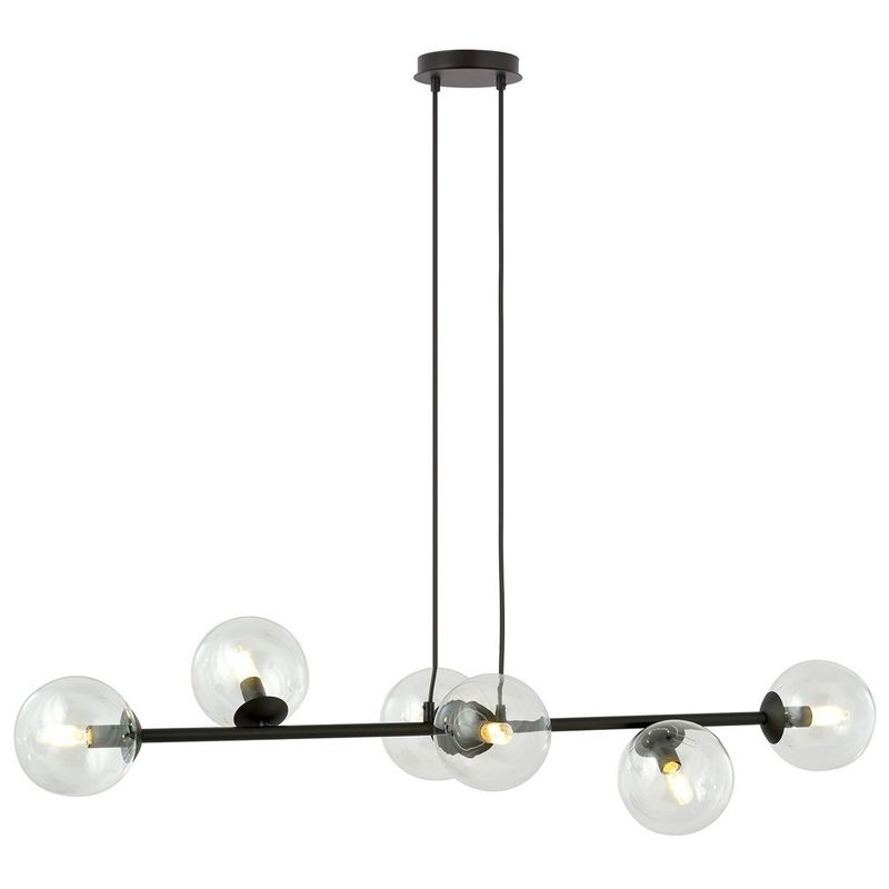 Emibig Lighting Taklampa ROSSI 6 BL TRANSPARENT