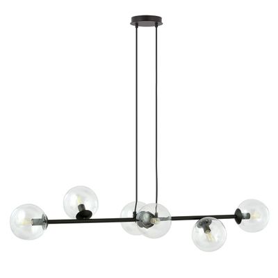 Emibig Lighting Taklampa ROSSI 6 BL TRANSPARENT
