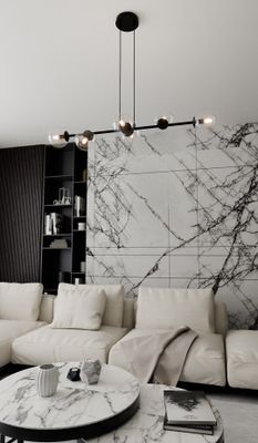 Emibig Lighting Taklampa ROSSI 6 BL TRANSPARENT