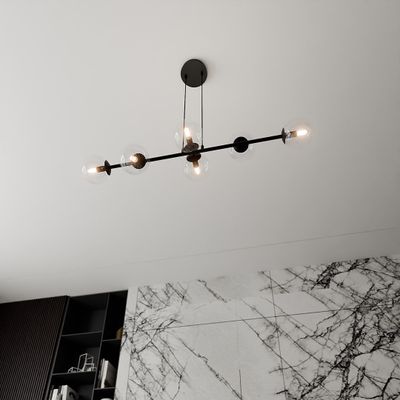 Emibig Lighting Taklampa ROSSI 6 BL TRANSPARENT