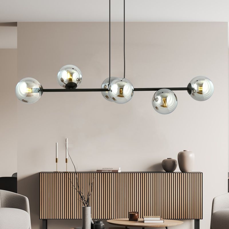 Emibig Lighting Taklampa ROSSI 6 BL GRAFIT